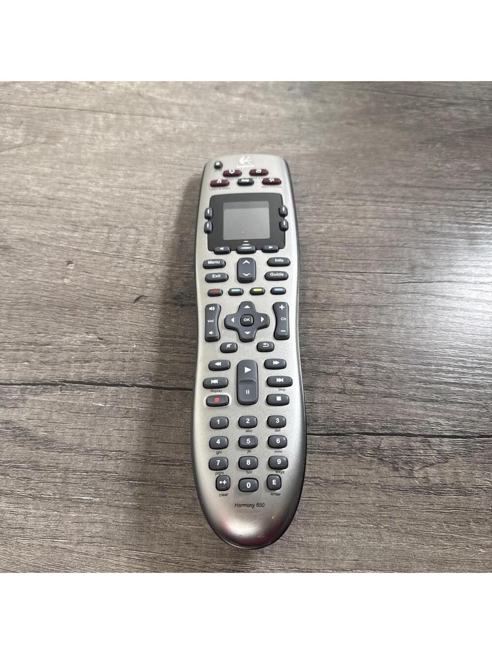 Logitech Harmony 650 All in One Universal Remote Control - TESTED WORKS
